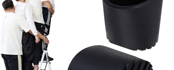 Ladder Security Bumpers Telescoping Ladder Non-Slip Rubber Step Chair Feet Cover Non-Slip Ladder Feet Guards