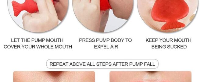Lip Filler Beauty Pump Pout Lips Enhancer Plumper Tool Natural Pout Mouth Lip Juvalips
