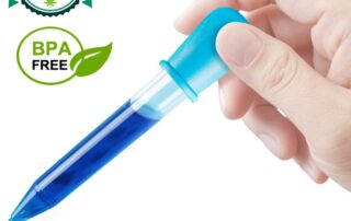 Liquid Droppers Silicone and Plastic Pipettes Transfer Eyedropper with Bulb Tip for Candy Oil