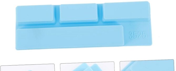 Mechanical Dice Molds for Resin Keycap Mold Silicone Keycap Resin Tray Molds Silicone Key Cap Puller