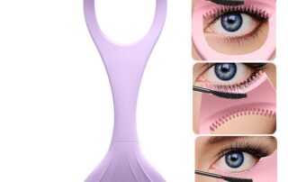 Mermaid Mascara Guard Silicone Mascara Shield Applicator Eyelash Comb Cosmetic Tool