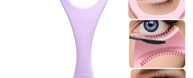 Mermaid Mascara Guard Silicone Mascara Shield Applicator Eyelash Comb Cosmetic Tool