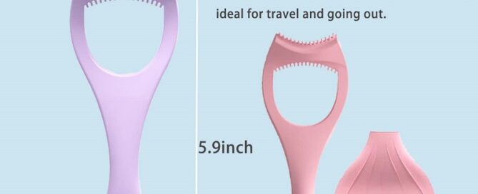 Mermaid Mascara Guard Silicone Mascara Shield Applicator Eyelash Comb Cosmetic Tool