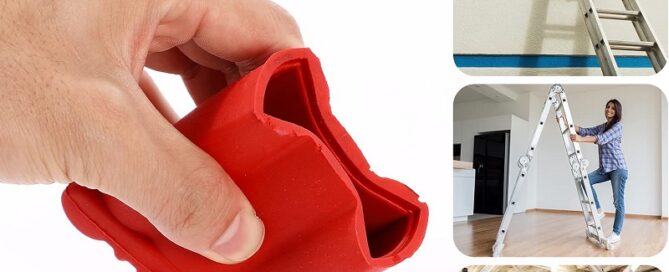 Non-Skid Furniture Pads Non-Slip Ladder Feet Rubber Step Ladder Foot mat Floor Protectors