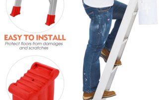 Non-Skid Furniture Pads Non-Slip Ladder Feet Rubber Step Ladder Foot mat Floor Protectors