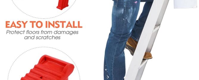 Non-Skid Furniture Pads Non-Slip Ladder Feet Rubber Step Ladder Foot mat Floor Protectors