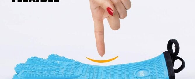 Post-curing oven for silicone rubber Silicone Kitchen Oven Gloves Double-Layer Heat Resistant Oven Mitts