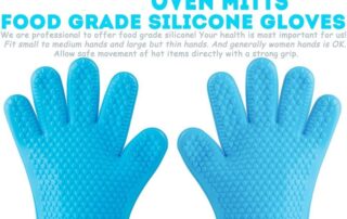 Post-curing oven for silicone rubber Silicone Kitchen Oven Gloves Double-Layer Heat Resistant Oven Mitts