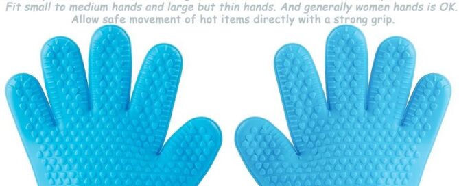 Post-curing oven for silicone rubber Silicone Kitchen Oven Gloves Double-Layer Heat Resistant Oven Mitts