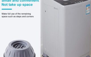 Pressure Washer Rubber Feet Shock and Noise Cancelling Washing Machine Support Rubber Anti-Walk Vibration Feet Pads