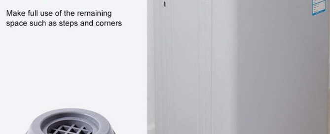Pressure Washer Rubber Feet Shock and Noise Cancelling Washing Machine Support Rubber Anti-Walk Vibration Feet Pads
