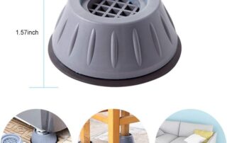 Pressure Washer Rubber Feet Shock and Noise Cancelling Washing Machine Support Rubber Anti-Walk Vibration Feet Pads