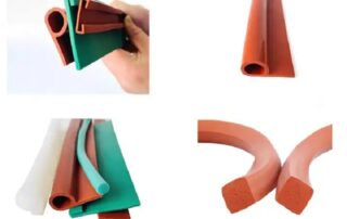 Professional Silicone Profilers Soft Silicone Extrusions Rubber Sponge Hollow Profiles Silicone Edge Profiles