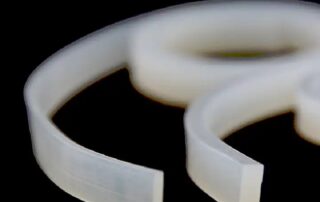 Professional Silicone Profilers Soft Silicone Extrusions Rubber Sponge Hollow Profiles Silicone Edge Profiles