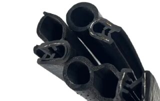 Professional Silicone Profilers Soft Silicone Extrusions Rubber Sponge Hollow Profiles Silicone Edge Profiles