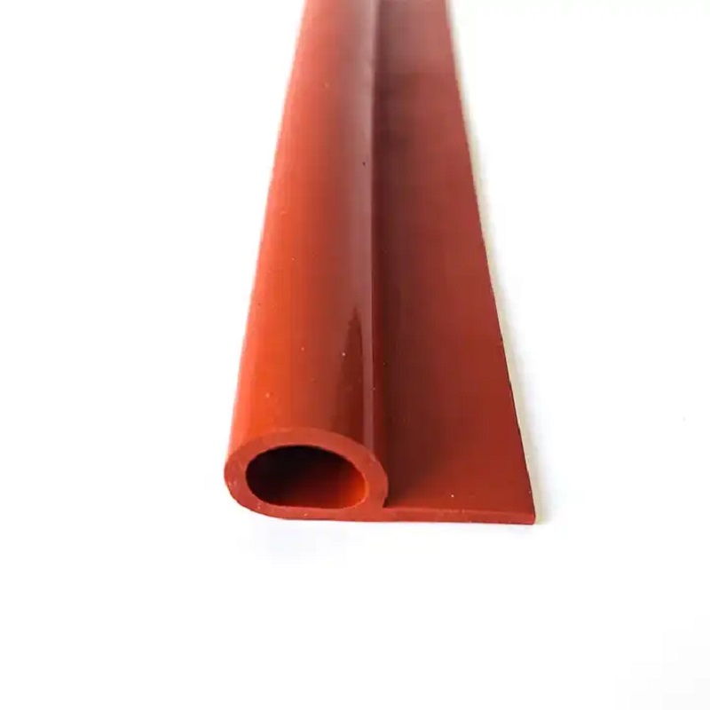 Professional Silicone Profilers Soft Silicone Extrusions Rubber Sponge Hollow Profiles Silicone Edge Profiles