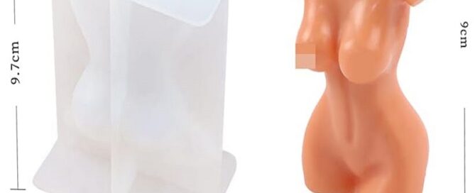 Resin 3D Body Shape Molds Silicone Body Stand Ornaments Resin Moulds Model Body Molds Crystal Epoxy Molds