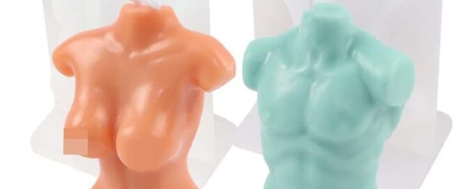 Resin 3D Body Shape Molds Silicone Body Stand Ornaments Resin Moulds Model Body Molds Crystal Epoxy Molds