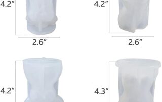 Resin 3D Body Shape Molds Silicone Body Stand Ornaments Resin Moulds Model Body Molds Crystal Epoxy Molds