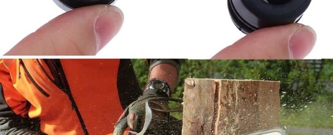 Rubber Chainsaw Handle Buffer Mount Rubber Screw Damping Pad Anti-Vibration Annular Plug Cap