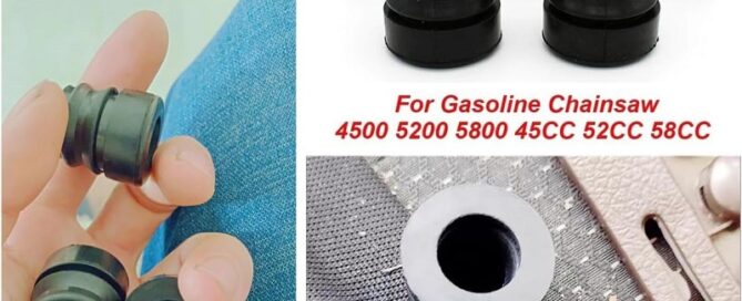 Rubber Chainsaw Handle Buffer Mount Rubber Screw Damping Pad Anti-Vibration Annular Plug Cap