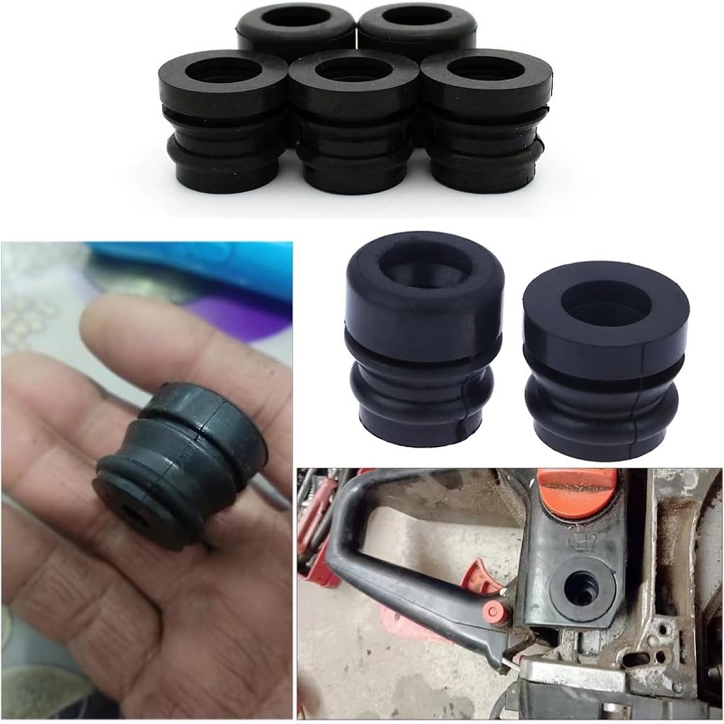 Rubber Chainsaw Handle Buffer Mount Rubber Screw Damping Pad Anti-Vibration Annular Plug Cap