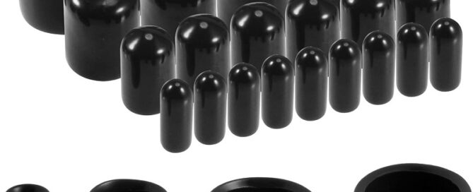 Rubber End Caps Thread Bolt Conduit Rubber Tips Protector Caps Screw Pipe Covers Top