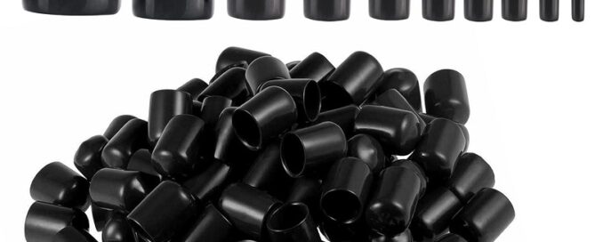 Rubber End Caps Thread Bolt Conduit Rubber Tips Protector Caps Screw Pipe Covers Top