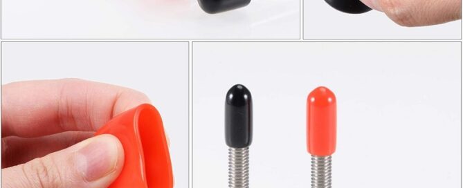Rubber End Caps Thread Bolt Conduit Rubber Tips Protector Caps Screw Pipe Covers Top