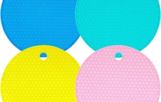 Rubber Jar Opener Honeycomb Pads Jar Opener for Weak Arthritic Hands Heat Resistant Trivet Mat