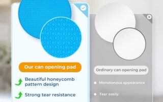 Rubber Jar Opener Honeycomb Pads Jar Opener for Weak Arthritic Hands Heat Resistant Trivet Mat