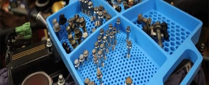 Rubber Socket Organizer Mechanic Tools Bolt Nut Silicone Organizer Tray
