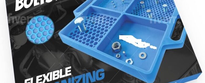 Rubber Socket Organizer Mechanic Tools Bolt Nut Silicone Organizer Tray