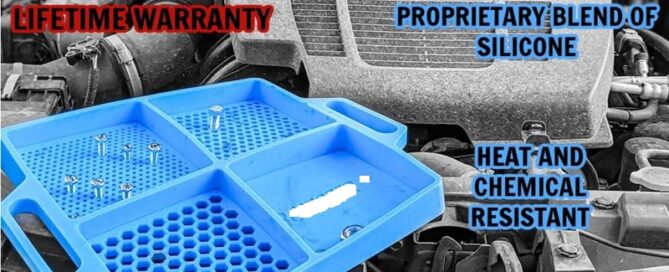 Rubber Socket Organizer Mechanic Tools Bolt Nut Silicone Organizer Tray