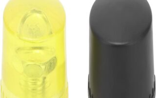 Rubber Striking Head Hammer Replacement Tips Rubber Cap For Hammer Yellow Black Rubber Mallet