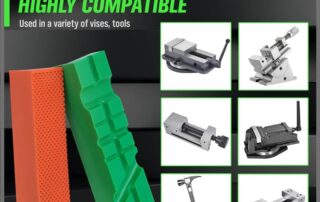 Rubber Vise Mat 4.5 Inch Vise Jaw Pads Covers Protectors Magnetic Vice Jaw Covers Protectors