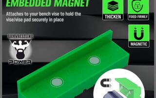 Rubber Vise Mat 4.5 Inch Vise Jaw Pads Covers Protectors Magnetic Vice Jaw Covers Protectors