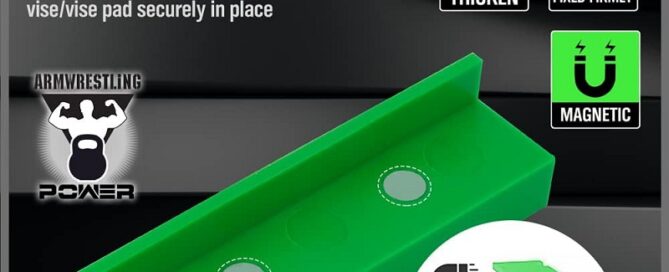 Rubber Vise Mat 4.5 Inch Vise Jaw Pads Covers Protectors Magnetic Vice Jaw Covers Protectors