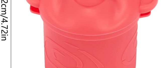 Silicone Bacon Grease Container with Fine Mesh Strainer 8 OZ Bacon Grease Keeper for Storing Frying Oil