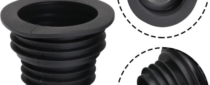 Silicone Baffle Seal Universal Fit Drain Pipe Hose Silicone Plug Washing Machine Drain Hose Sealing Plug