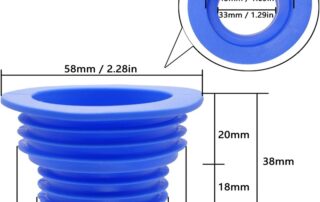 Silicone Baffle Seal Universal Fit Drain Pipe Hose Silicone Plug Washing Machine Drain Hose Sealing Plug