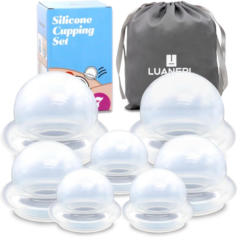 Silicone Cupping Therapy Set Silicone Cupping Massage Cups Household Set for Joint Pain