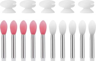 Silicone Lip Brushes Reusable Lip Applicators Silicone for Lip Gloss and Balm Eyeshadow
