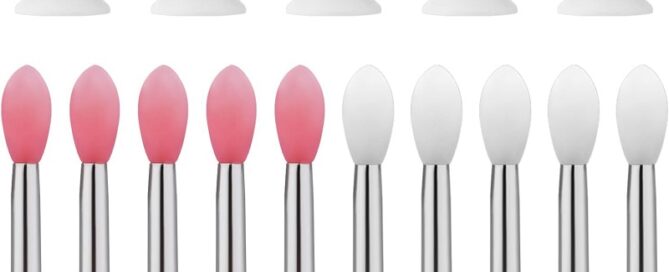Silicone Lip Brushes Reusable Lip Applicators Silicone for Lip Gloss and Balm Eyeshadow