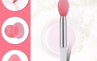 Silicone Lip Brushes Reusable Lip Applicators Silicone for Lip Gloss and Balm Eyeshadow