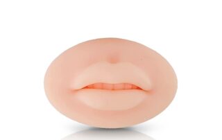Silicone Lips for Makeup Practice, Soft Silicone Fake Lips Tattoo Practice Skins Training