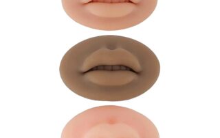 Silicone Lips for Makeup Practice, Soft Silicone Fake Lips Tattoo Practice Skins Training