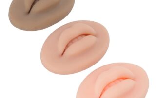 Silicone Lips for Makeup Practice, Soft Silicone Fake Lips Tattoo Practice Skins Training