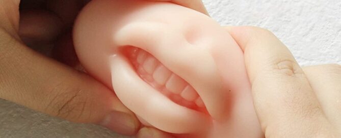Silicone Lips for Makeup Practice, Soft Silicone Fake Lips Tattoo Practice Skins Training