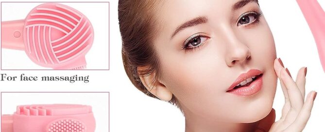 Silicone Manual Facial Cleansing Brush All-in-One Makeup Cleanser Exfoliating Brush